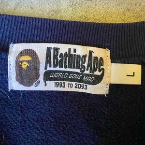 BAPE Shark Crewneck (Navy Blue)